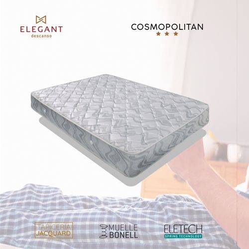 COLCHON ELEG COSMOPOLITAN 90X200