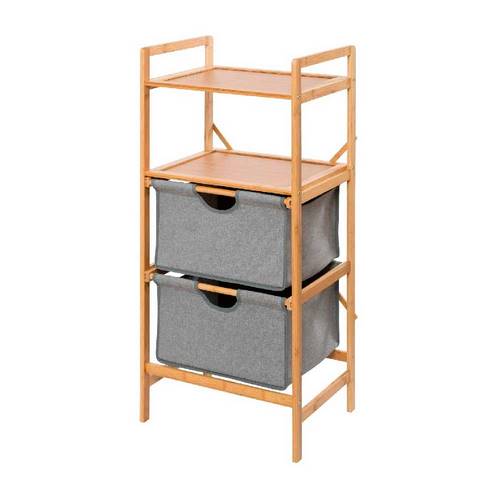 ESTANTERIA WENKO 62212 BAHARI BAMBU 2-CESTAS