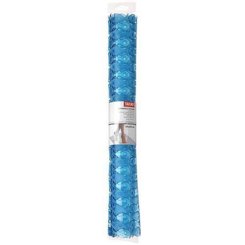 ALFOMBRA TATAY BAÑO 54X54 AZUL 55101