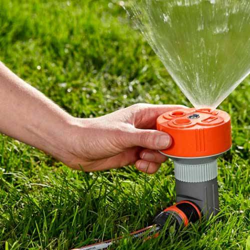 SET ASPERSOR GARDENA 02067-46 TWIST 4-TOBERAS