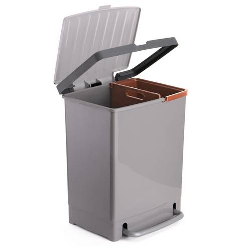CUBO TATAY RECICLAJE GRIS 11016.01