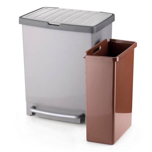 CUBO TATAY RECICLAJE GRIS 11016.01