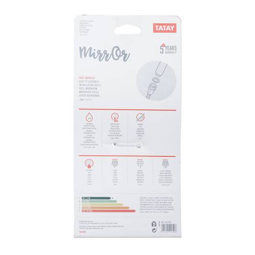 DUCHA TATAY MIRROR CROMO 33137.09