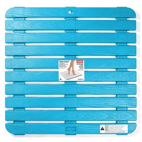 TARIMA DUCHA TATAY 55X55 AZUL 55300