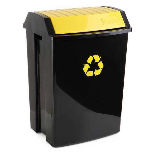 CONTENEDOR RECICLAJE TATAY 50L AMARIL 11023