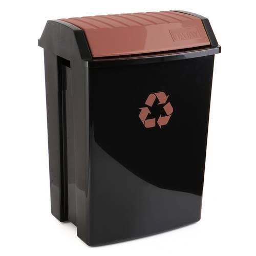 CONTENEDOR RECICL TATAY 50L MARRON 11023.03
