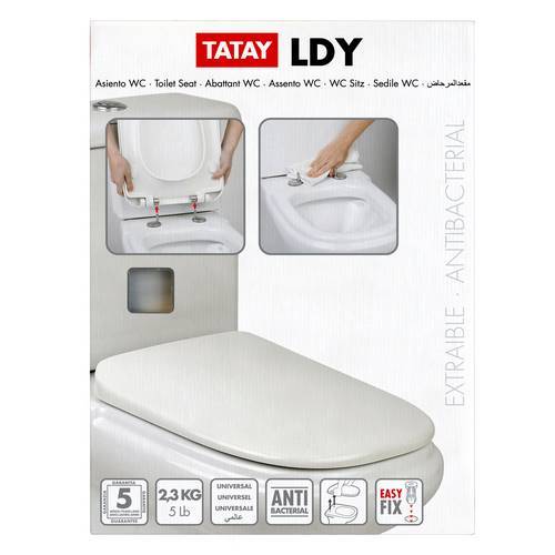 ASIENTO TATAY WC LDY BLANCO 44035.01
