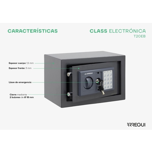 CAJA FUERTE ARREGUI CLASS T20EB S/P ELECT