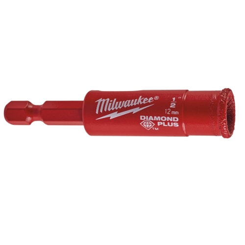BROCA MILWAUKEE DIAMOND PLUS 12MM 1/4 HEX 49560511