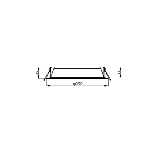 DOWNLIGHT PHILIPS MESON 175 20W 40K BLANC