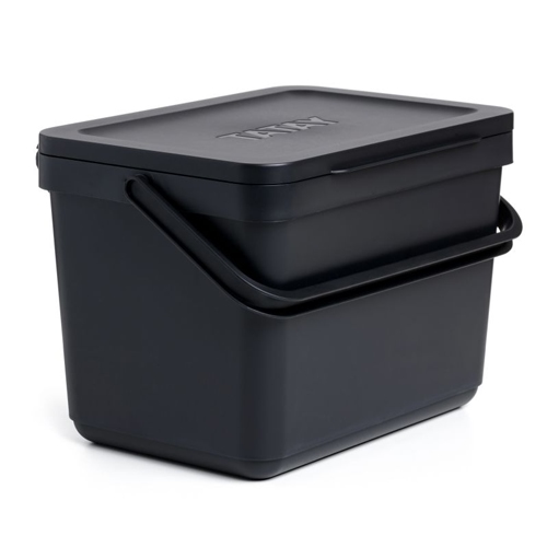 CUBO TATAY ORGANICO 6L SMART S/SOPORTE NEGRO 11055