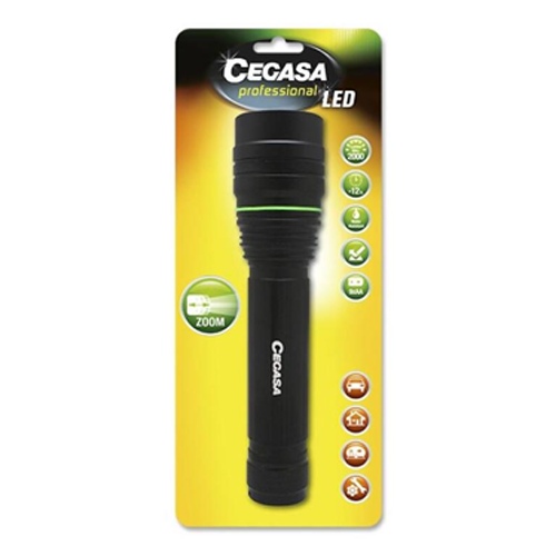 LINTERNA CEGASA PROFES ALUM ZOOM 2000LM 324755