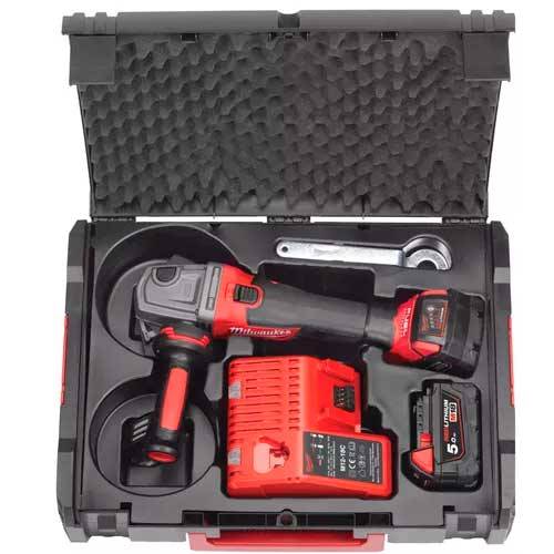 AMOLADORA ANGULAR MILWAUKEE M18 CAG125X-502X
