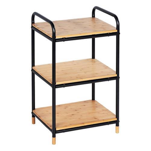 ESTANTERIA WENKO 50702 LOFT 3-ALTURAS MARRON/NEGR