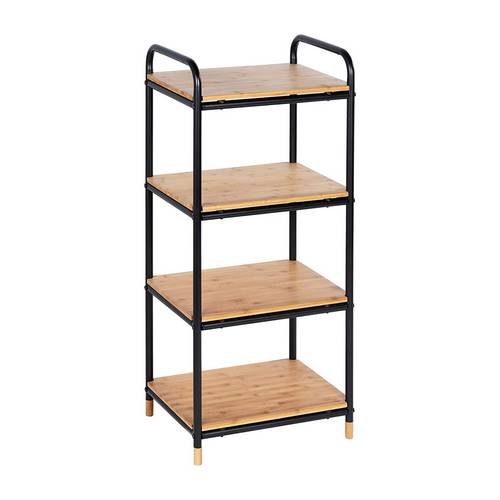 ESTANTERIA WENKO 50703 LOFT 4-ALTURAS MARRON/NEGR