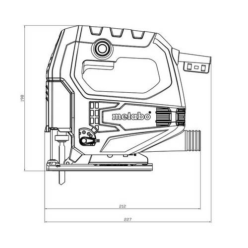 SIERRA CALAR METABO QUICK STEB 65 601030500