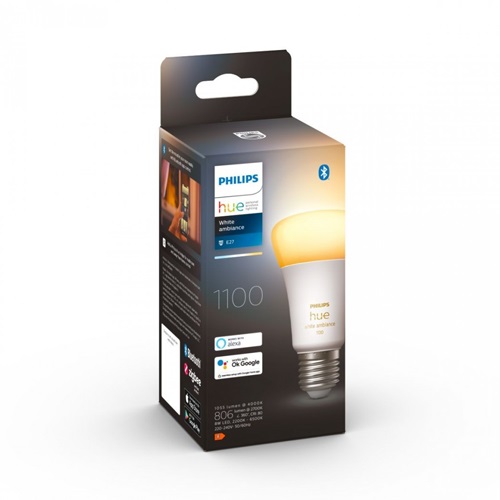 BOMBILLA PHILIPS HUEWA A60 8W E27 929002468401