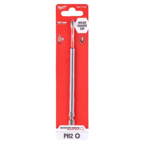 PUNTA MILWAUKEE SHOCKWAVE PH2X150MM
