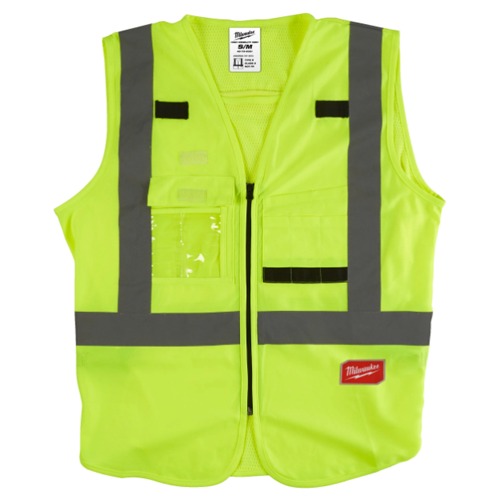 CHALECO MILWAUKEE ALTA VISIBILIDAD AMARILLO S/M
