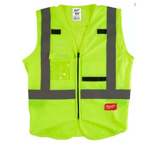 CHALECO MILWAUKEE ALTA VISIBILIDAD L/XL AMARILLO