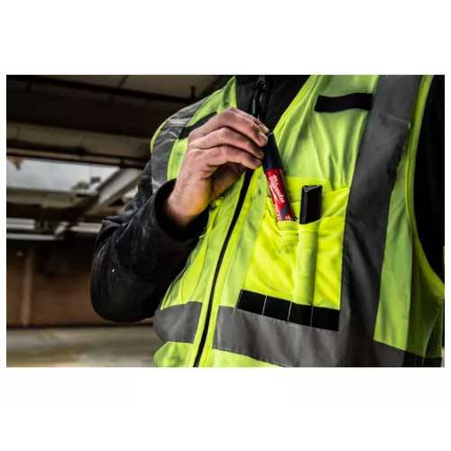 CHALECO MILWAUKEE ALTA VISIBILIDAD L/XL AMARILLO