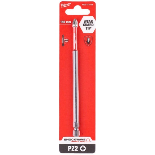 PUNTA SHOCKWAVE MILWAUKEE PZ2X150MM 4932471928