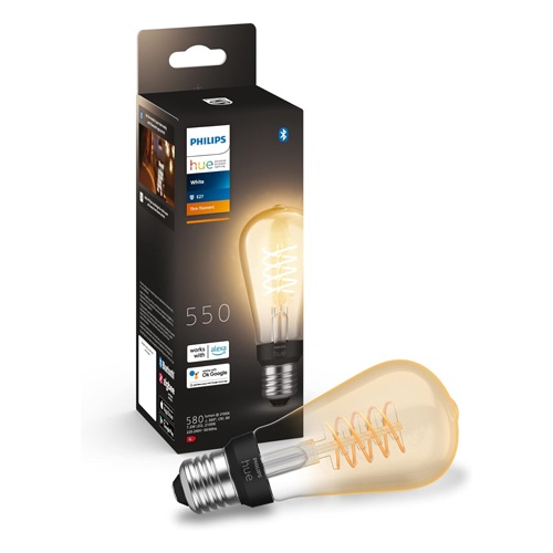 BOMBILLA PHILIPS HUEWA FIL 7W ST72 E27