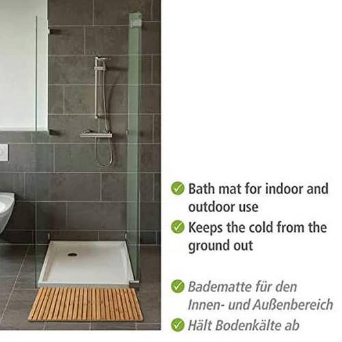 TARIMA DUCHA WENKO 24611 IN/OUTDOOR BAMBU 100X50