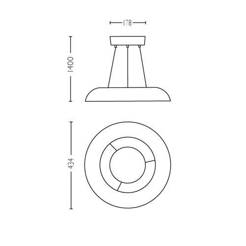COLGANTE PHILIPS HUE AMAZE BLANC 929003054801