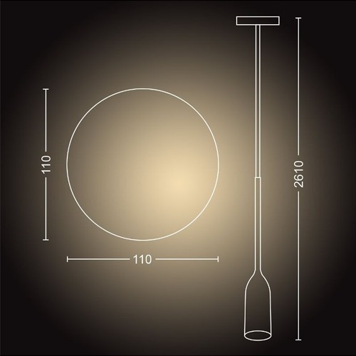 COLGANTE PHILIPS HUE DEVOTE BLANC 929003055701