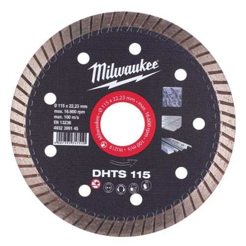 DISCO DIAMANTE MILWAUKEE TURBO EXTRAF 115MM 1,2MM