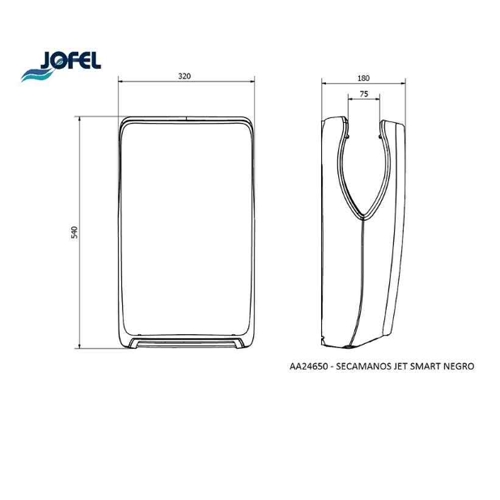 SECAMANOS JOFEL AA24650 JET SMART NEGR