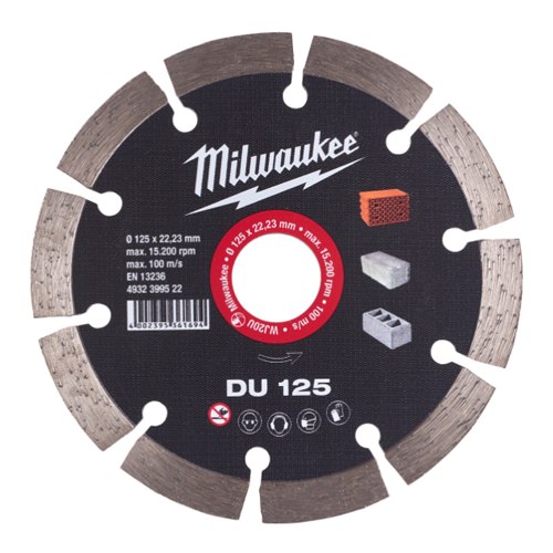 DISCO DIAMANTE MILWAUKEE 125MM USO GEN OBRA DU