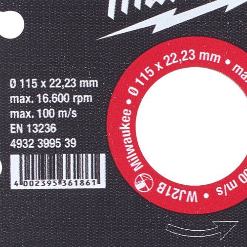 DISCO DIAMANTE MILWAUKEE MAT DUR DUH115X2,2X22,23