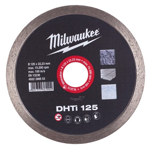 DISCO DIAMANTE MILWAUKEE 125MM CONTINUO DHTI