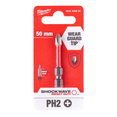 PUNTA MILWAUKEE SCHOCKWAVE PH2X50MM 4932430854