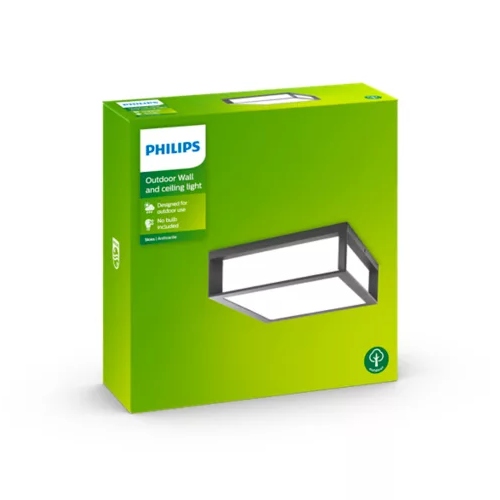 PLAFON PHILIPS SKIES 2X14W GRIS 915002148103