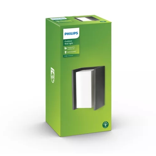 APLIQUE PHILIPS BRIDGE 1X15W ANTRACIT 915003761405