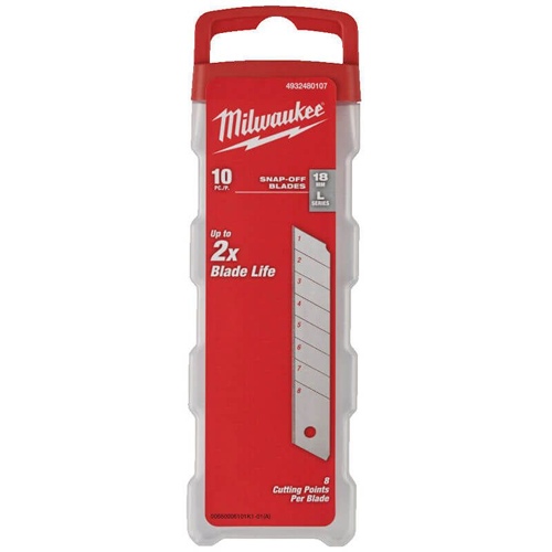 HOJAS CUTTER MILWAUKEE 18MM 10UDS 4932480107