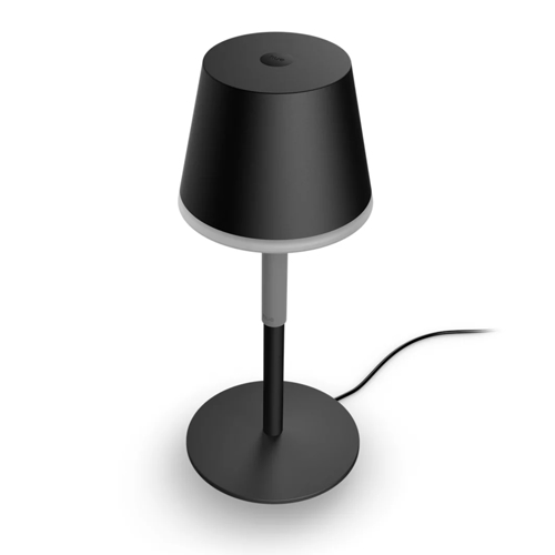 SOBREMESA PHILIPS HUE GO NEGRA 929003128501