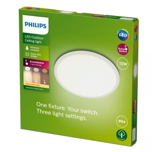 APLIQUE PHILIPS SUPERSLIM SSW 27K 15W BLANC