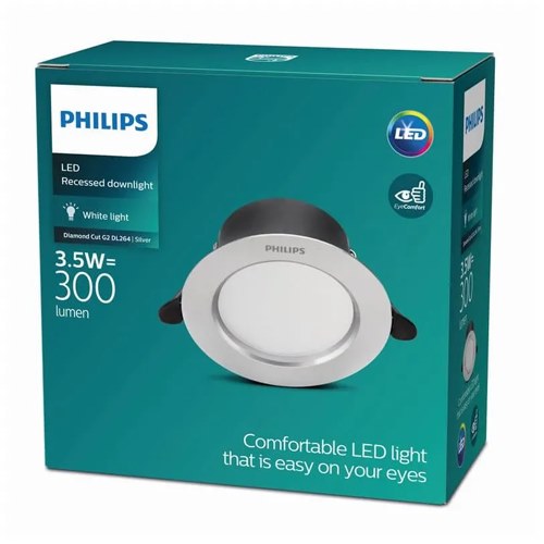 DOWNLIGHT PHILIPS DIAMOND CUT G2 DL264 3,5W 30K SI
