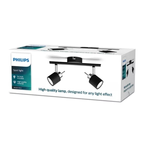 FOCO PHILIPS MERANTI BAR/TUBE 2X35W NEGRO
