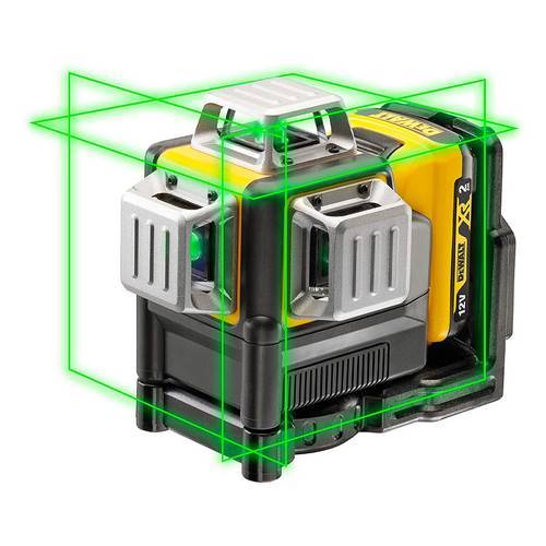 puesta rápida del DEWALT DW089LG 12V 3 X 360 nivel laser líneas verdes,  green lines 