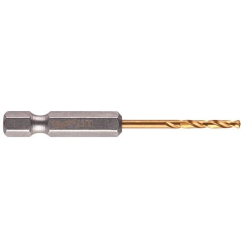 BROCA MILWAUKEE SHOCKWAVE HSS-G TIN 2,5MM 2UDS
