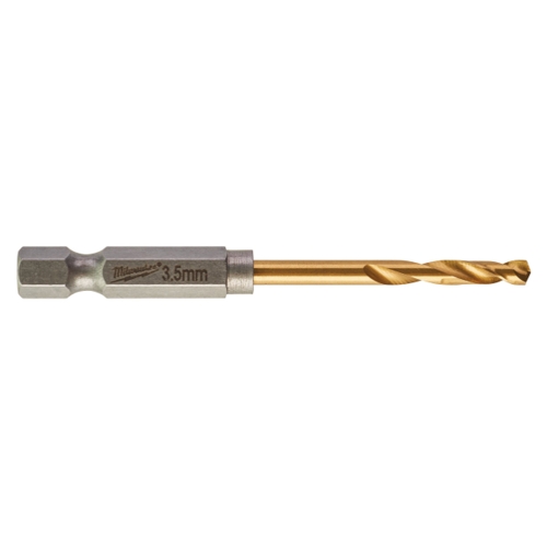 BROCA MILWAUKEE SHOCKWAVE HSS-G TIN 3,5MM 2UDS