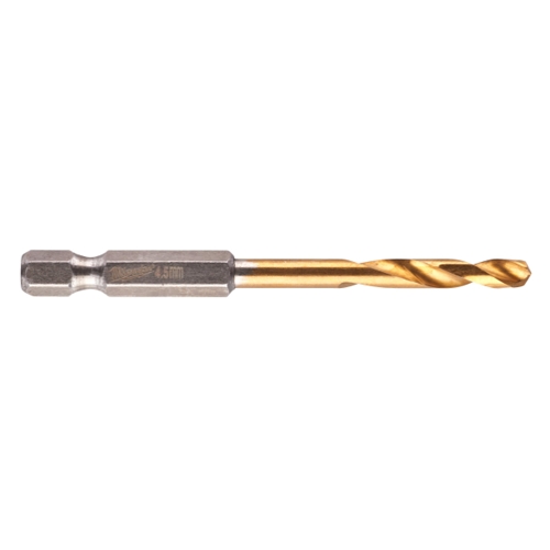 BROCA MILWAUKEE SHOCKWAVE HSS-G TIN 4,5MM