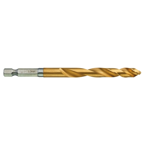 BROCA MILWAUKEE SHOCKWAVE HSS-G TIN 8MM