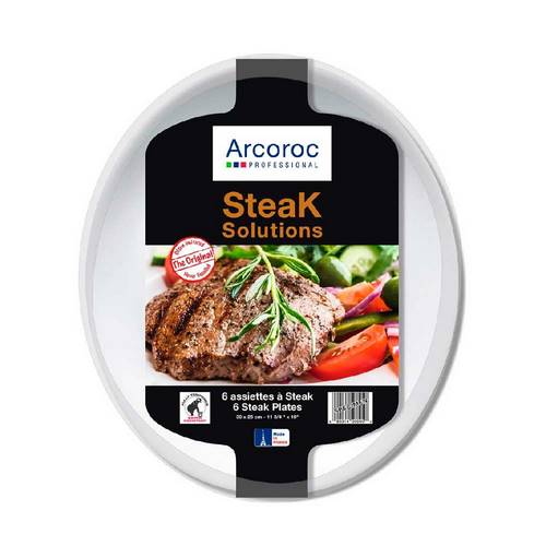 PLATO ARC ARCOROC SOLUTION STEAK SET/6 9122811
