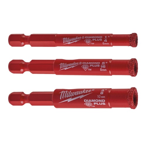 SER MILWAUKEE DIAMOND MAX 3 PIEZAS 4932498368